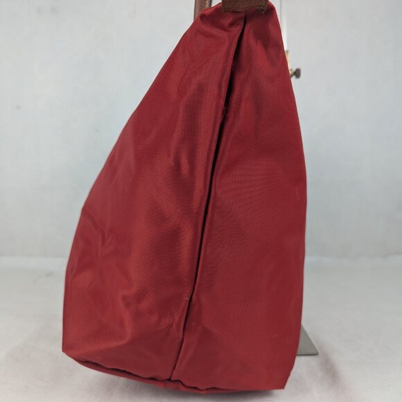 Longchamp Le Pliage Nylon Tote Bag Red – Authentic, Preowned, Ships Today Fast! - Picture 6 of 16